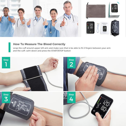 Accurate and Convenient Blood Pressure Monitor for Home Use