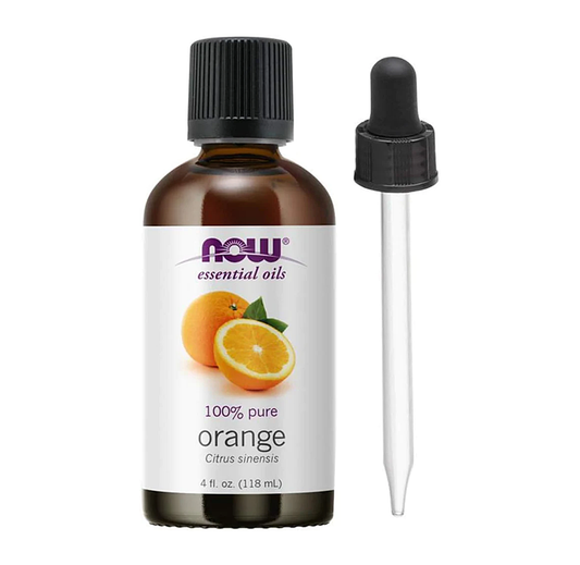 100% pure Orange Essential Oil - 4 Fl Ounce + Bonus Glass Dropper