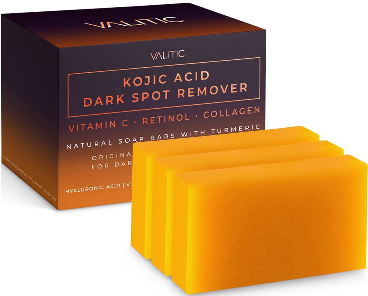 Kojic Acid Dark Spot Remover Soap Bars with Vitamin C