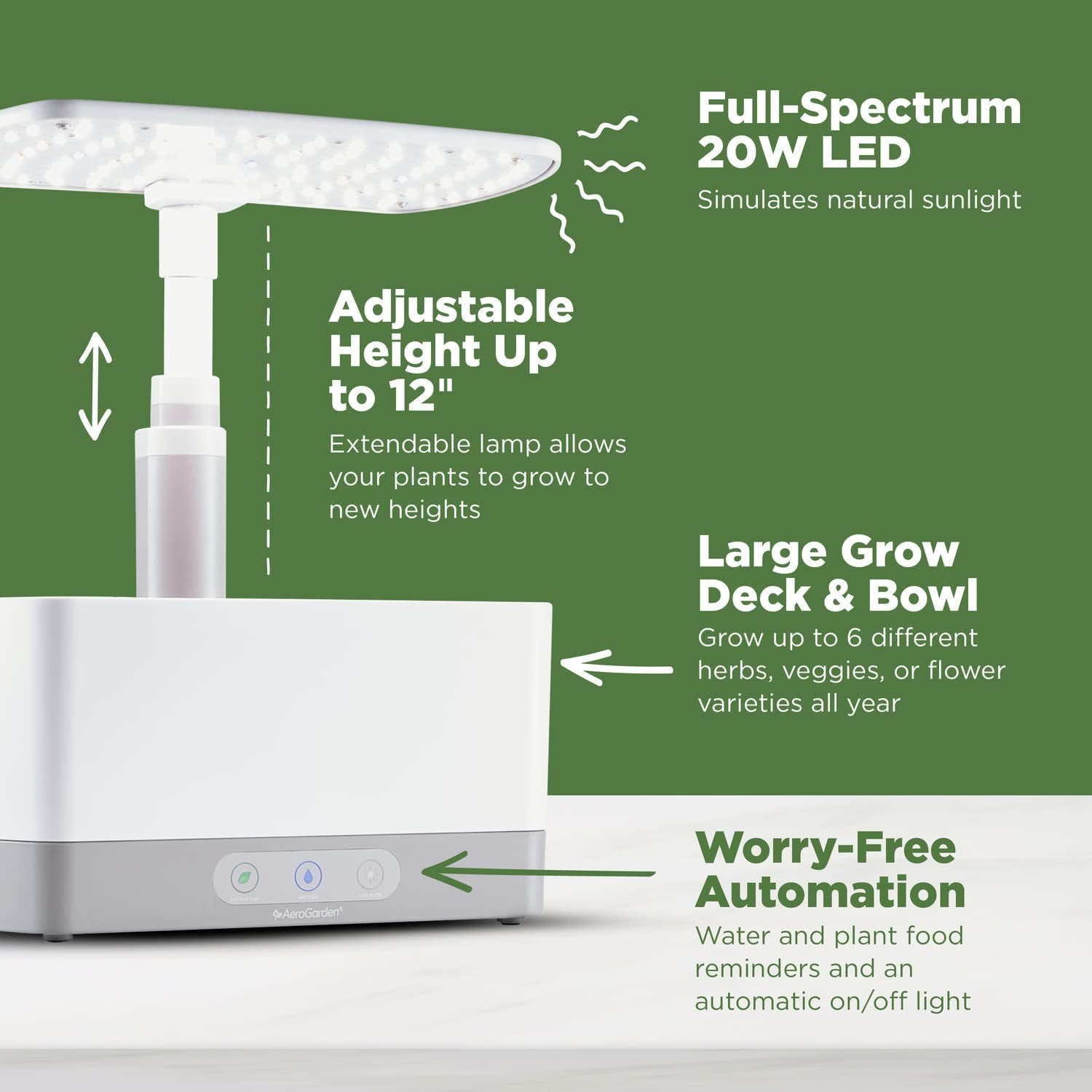 Grow Fresh Herbs All Year Round with the  AeroGarden Harvest