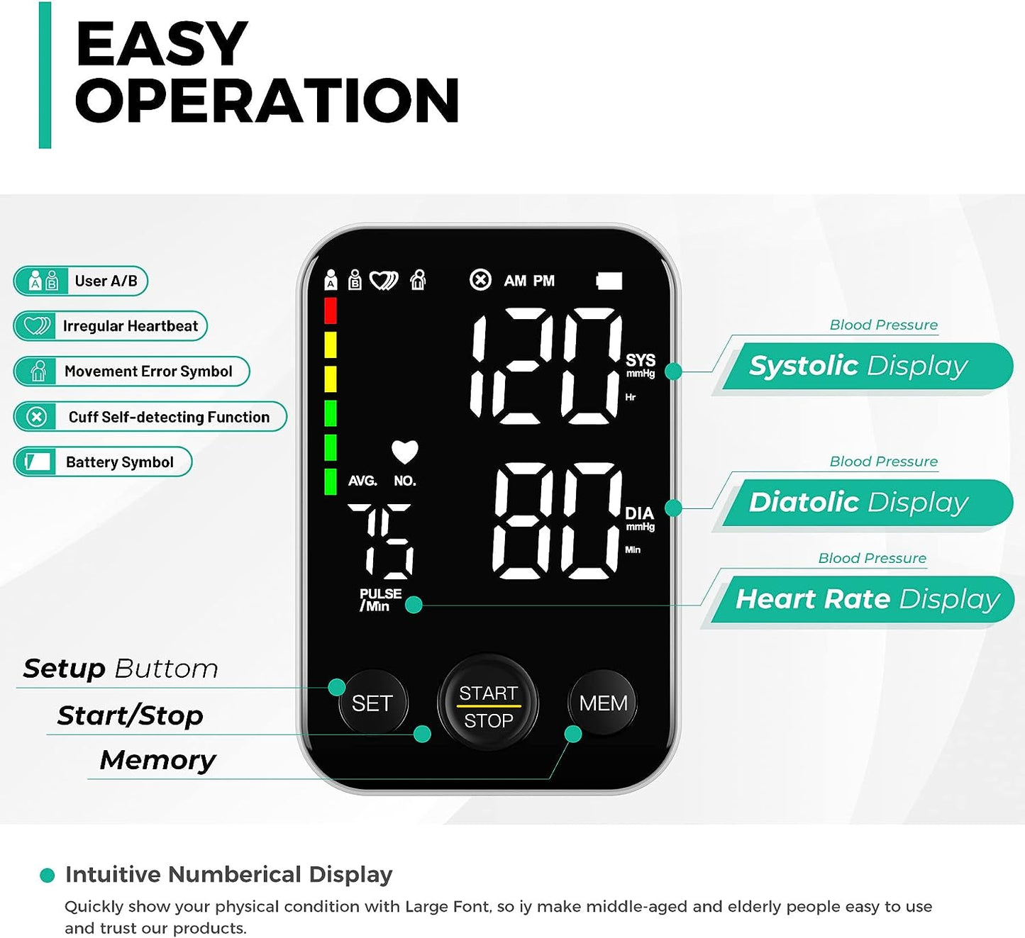 Accurate and Convenient Blood Pressure Monitor for Home Use