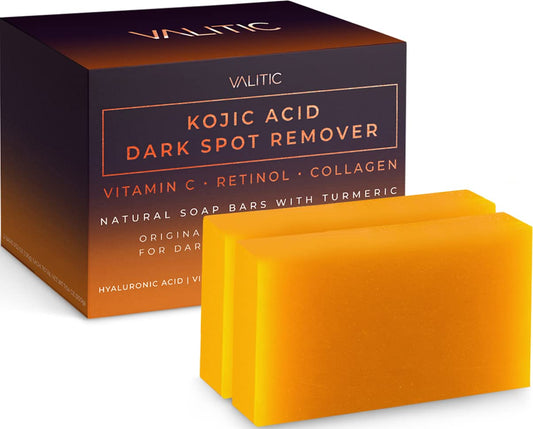 Kojic Acid Dark Spot Remover Soap Bars with Vitamin C