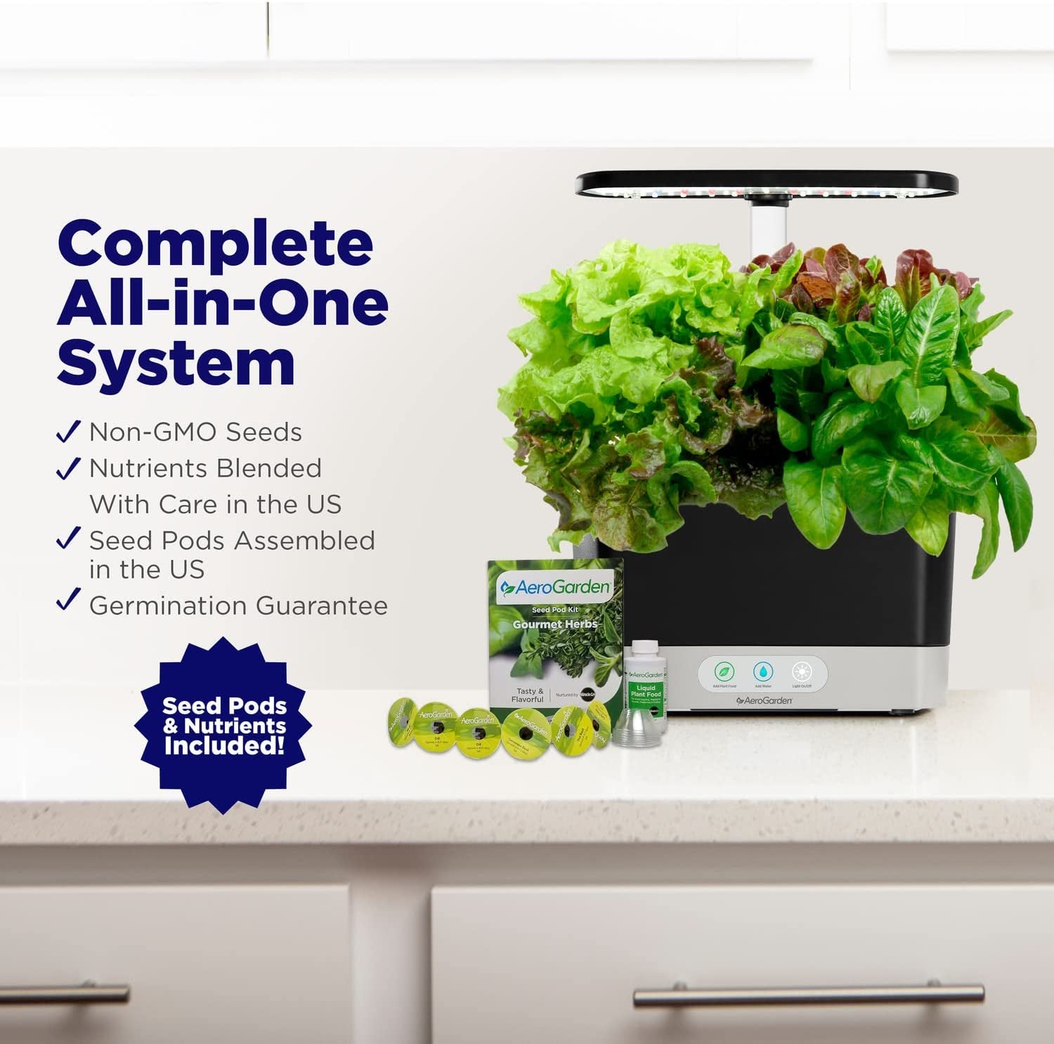 Grow Fresh Herbs All Year Round with the  AeroGarden Harvest