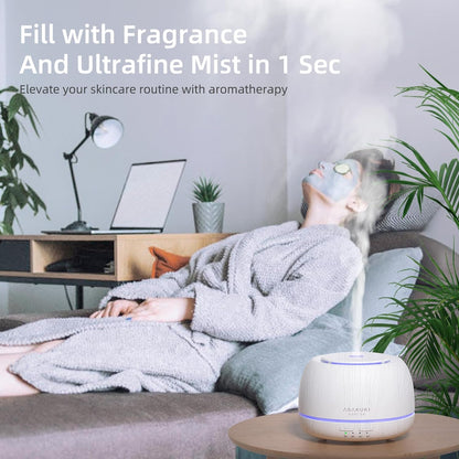 Relax and Refresh with our 5 in 1 Aromatherapy Diffuser Set - Includes 10 Pcs*10mL Pure Essential Oils!