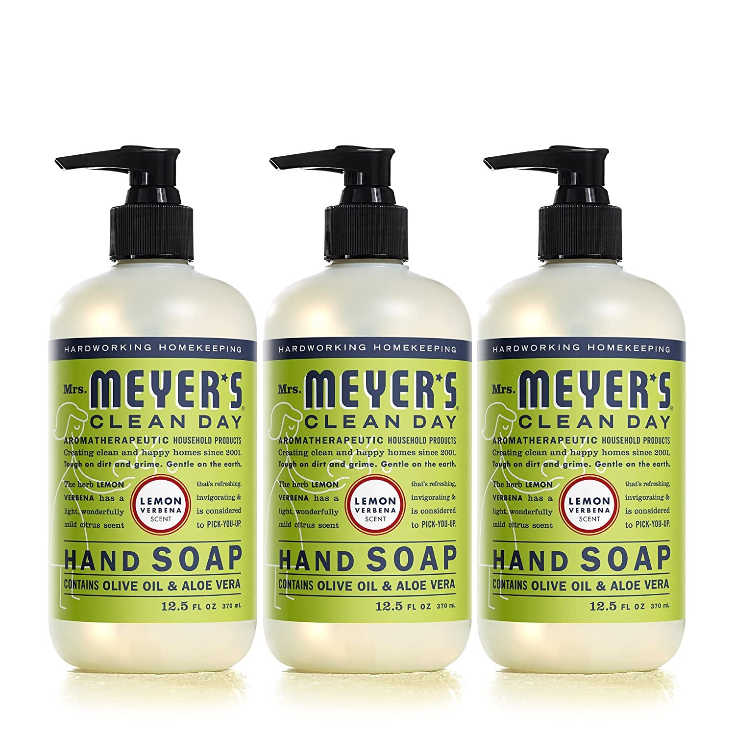 Mrs. Meyer's Clean Day Liquid Hand Soap Made with Essential Oils