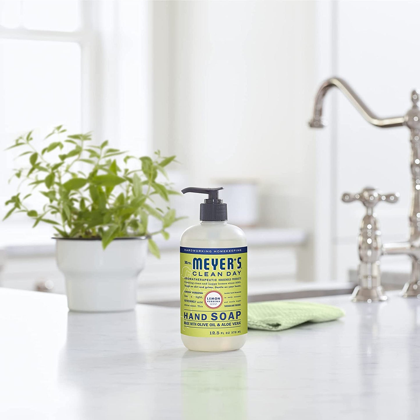 Mrs. Meyer's Clean Day Liquid Hand Soap Made with Essential Oils